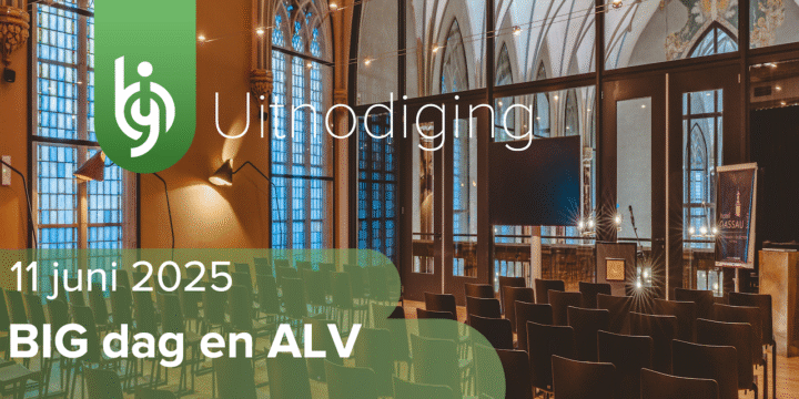 Kom naar de BIG dag op 11 juni!